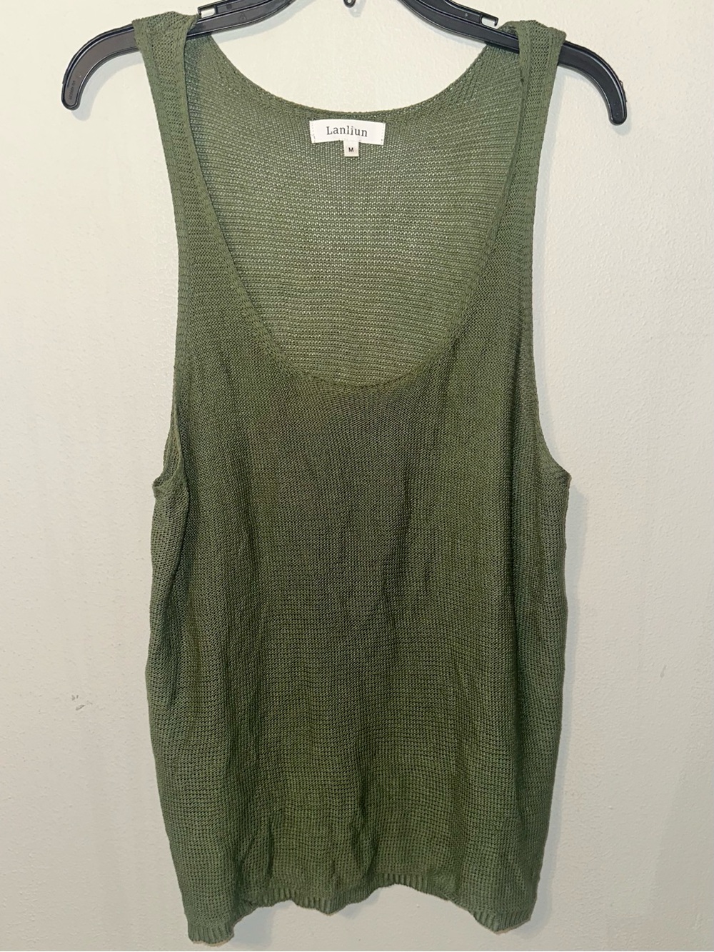 Lanlium Olive Green Top